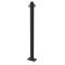 Ornamental bollard | Series 468B | � 60 mm | stationary, to be fixed by plugswith base plate 100 x 150 mm | without lock | with 2 eyelets